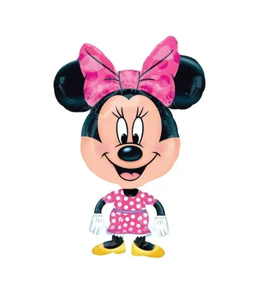 Mylar Minnie Fuchsia Airwalker h31" 1pc