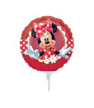 Mylar Minnie Red with Polka Dots Round MiniShape 9" pack 5pcs