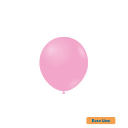5" Flamingo Pink 225 Rocca Decorator Line Latex Balloons bag of 100pcs