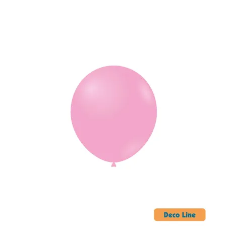 5" Flamingo Pink 225 Rocca Decorator Line Latex Balloons bag of 100pcs