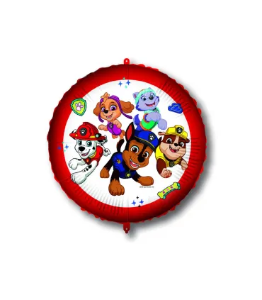 Mylar Paw Patrol e Friends Weight Round Ribbon 18" 1pc