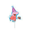 Mylar Peppa Pig MiniShape h12" pack 5pcs