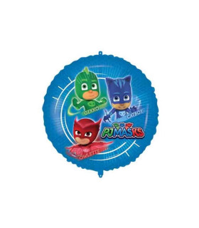 Mylar PJ Masks Weight Round Ribbon 18" 1pc