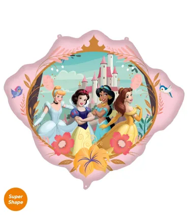 Mylar Mirror Disney Princesses SuperShape w31" 1pc