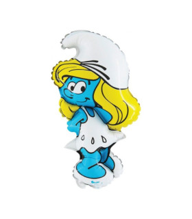 Mylar Smurfette SuperShape h29" 1pc