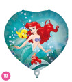 Mylar The Little Mermaid Heart Ribbon Weight 18" 1pc