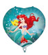 Mylar The Little Mermaid Heart Ribbon Weight 18" 1pc