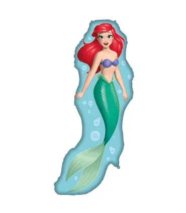 Mylar The Little Mermaid SuperShape h39" 1pc