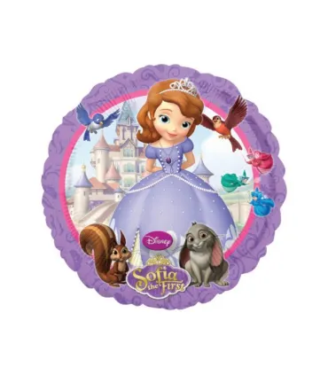 Mylar Sofia Round 18" 1pc
