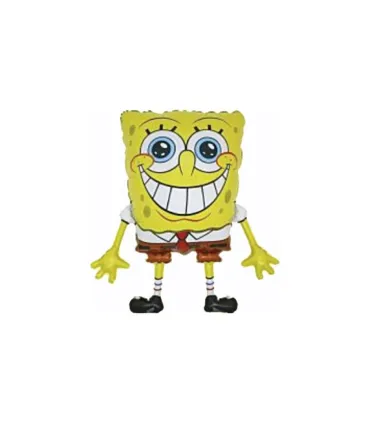 Mylar Sponge Bob MiniShape h9" pack 5pcs