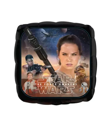 Mylar Star Wars The Force Awakens Square 18" 1pc