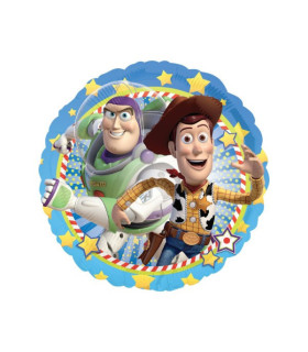 Mylar Woody & Buzz Round 18" 1pc