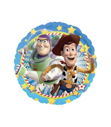 Mylar Woody & Buzz Round 18" 1pc
