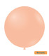 36" Peach 227 Rocca Decorator Line Latex Balloons bag of 2pcs