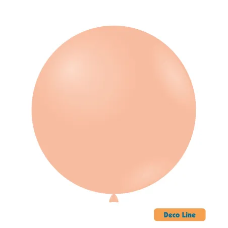36" Peach 227 Rocca Decorator Line Latex Balloons bag of 2pcs