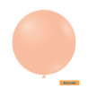 36" Peach 227 Rocca Decorator Line Latex Balloons bag of 2pcs