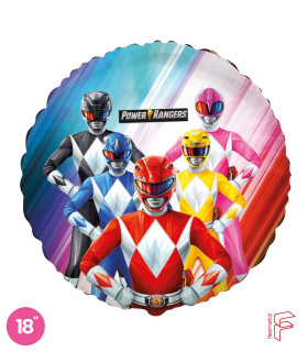 Mylar Power Rangers Round 18" 1pc