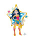 Mylar Wonder Woman SuperShape h38" 1pc