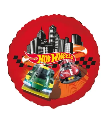 Mylar Hot Wheels Round 18" 1pc