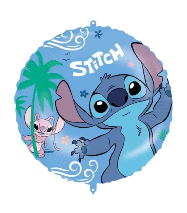 Mylar Stitch & Angel Weight Round Ribbon 18" 1pc