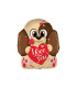 Mylar I Love You Doggie h18" 1pc