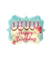 Mylar Happy Birthday Birthday Cake w18" 1pc