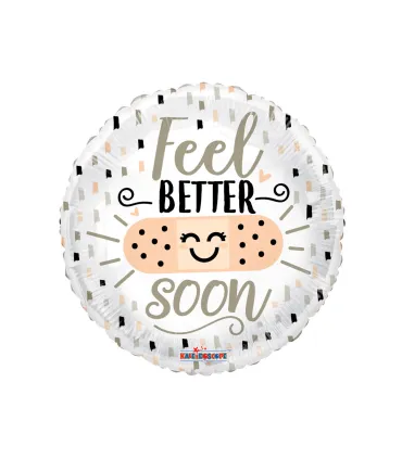 Mylar Feel Better Soon Round 18" 1pc