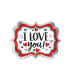Mylar I Love You Marquee MiniShape w14" pack 5pcs