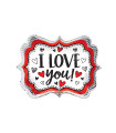 Mylar I Love You Marquee MiniShape w14" pack 5pcs