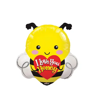 Mylar I Love You Honey Ape SuperShape h20" 1pc