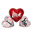 Mylar I Love You SuperShape Heart Trio w36" 1pc