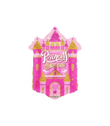 Mylar Happy Birthday Princess Castle 20" 1pc