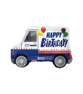 Mylar Happy Birthday The Postman SuperShape 26" 1pc
