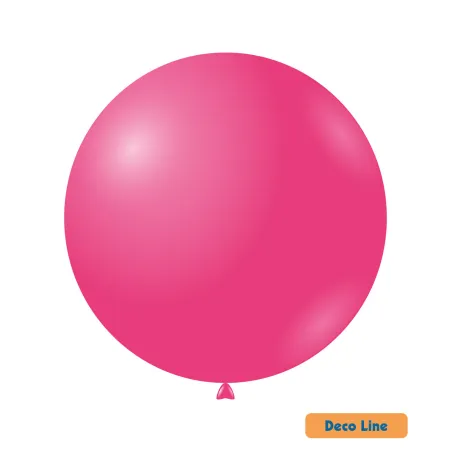 36" Punch Pink 240 Rocca Decorator Line Latex Balloons bag of 2pcs