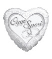 Mylar Oggi Sposi Cuore SuperShape 36" 1pc