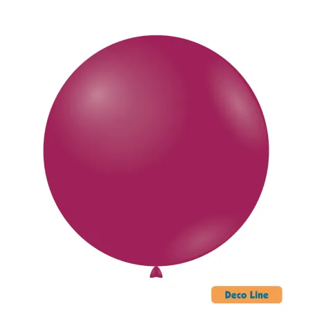 36" Deep Magenta 218 Rocca Decorator Line Latex Balloons bag of 2pcs