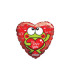 Mylar I Love You Frog Heart MiniShape 9" pack 5pcs