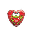 Mylar I Love You Frog Heart MiniShape 9" pack 5pcs