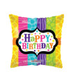 Mylar Happy Birthday Animalier Square 18" 1pc