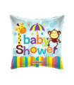 Mylar Baby Shower Jungle Square 18" 1pc