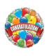 Mylar Congratulations Round 18" 1pc
