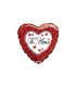 Mylar Ti Amo Heart MiniShape 9" pack 5pcs