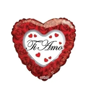 Mylar I Love You Heart 18" 1pc