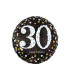 Mylar Happy Birthday 30 Years Sparkling Round 18" 1pc