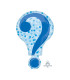 Mylar Baby Shower Question Mark SuperShape h28" 1pc