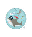 Mylar Birthday Ahoy Round 18" 1pc