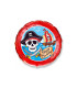 Mylar Happy Birthday Pirates Round 18" 1pc