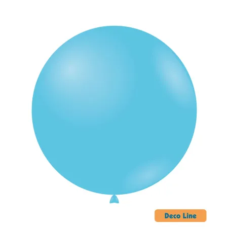 36" Sky Blue 211 Rocca Decorator Line Latex Balloons bag of 2pcs
