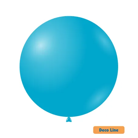 36" Deep Sky Blue 238 Rocca Decorator Line Latex Balloons bag of 2pcs