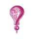 Mylar Baby Shower Interrogative Pink SuperShape h28" 1pc